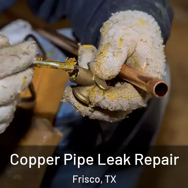  Copper Pipe Leak Repair Frisco, TX